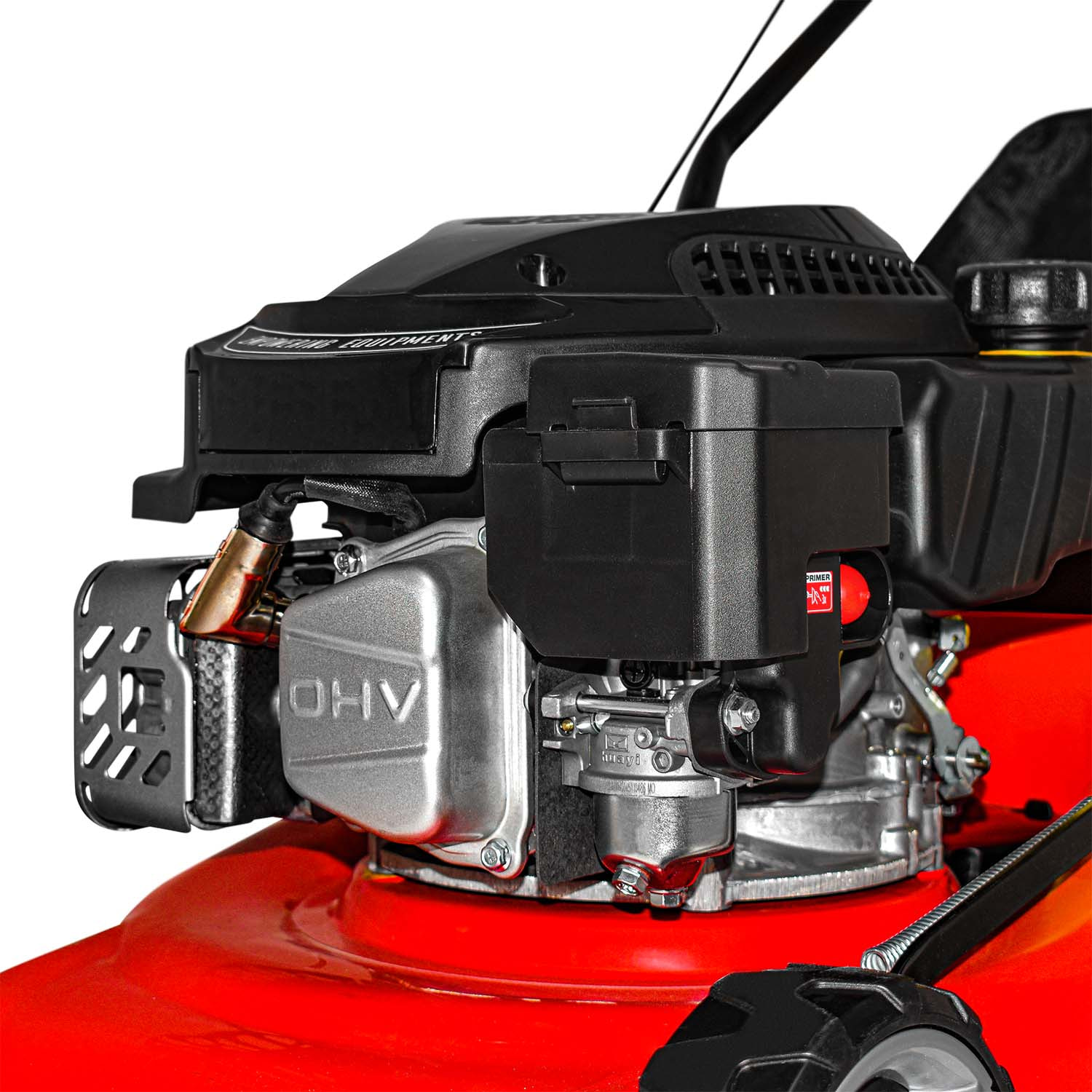 Tagliaerba a spinta motore a scoppio 132cc 1,9HP OHV 4 Tempi ampiezza di taglio di 400mm