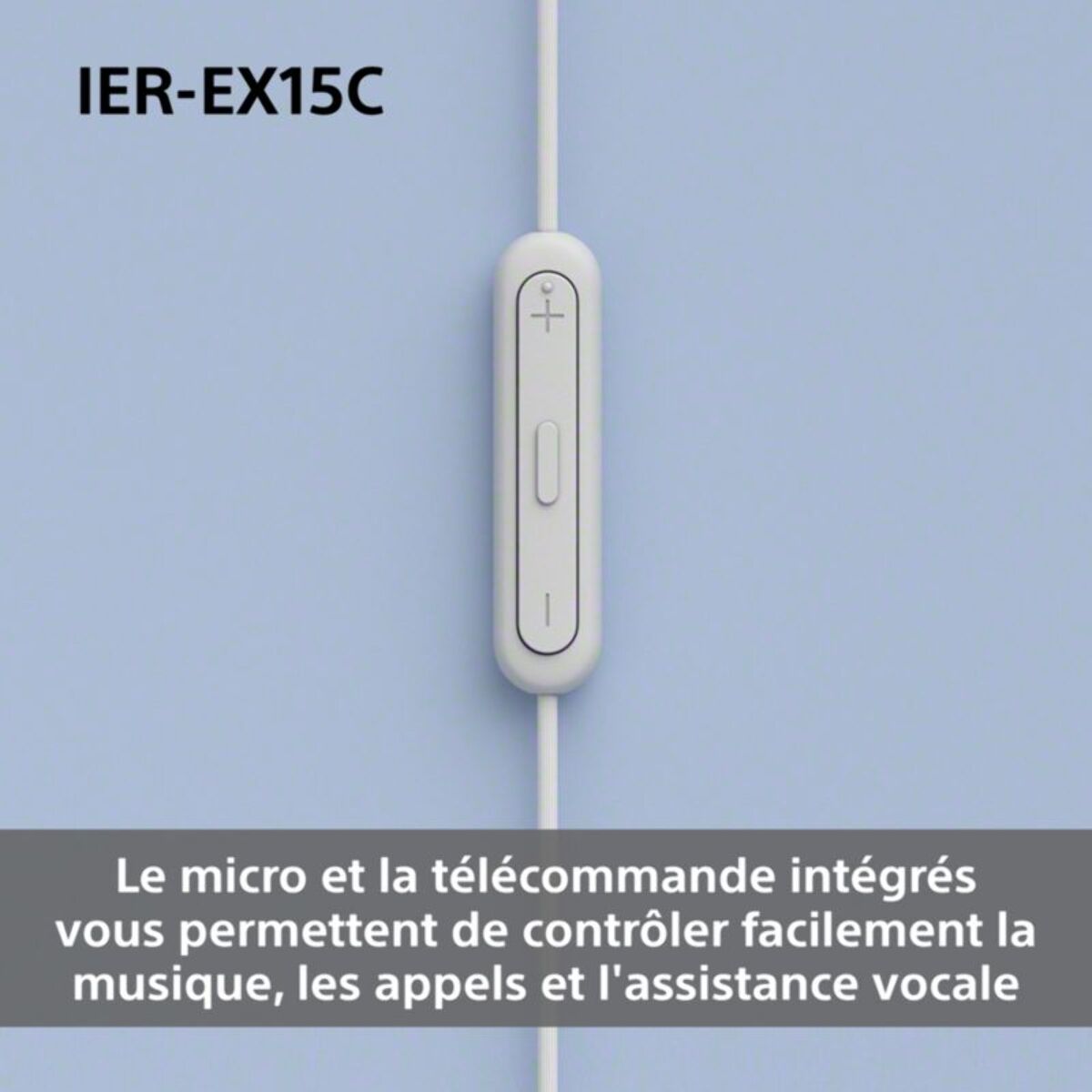 Ecouteurs SONY IER EX15C Noir