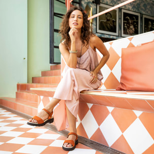 Sandalias 1548 NAPPA FUXIA/ BIRMINGHAM color Fuxia