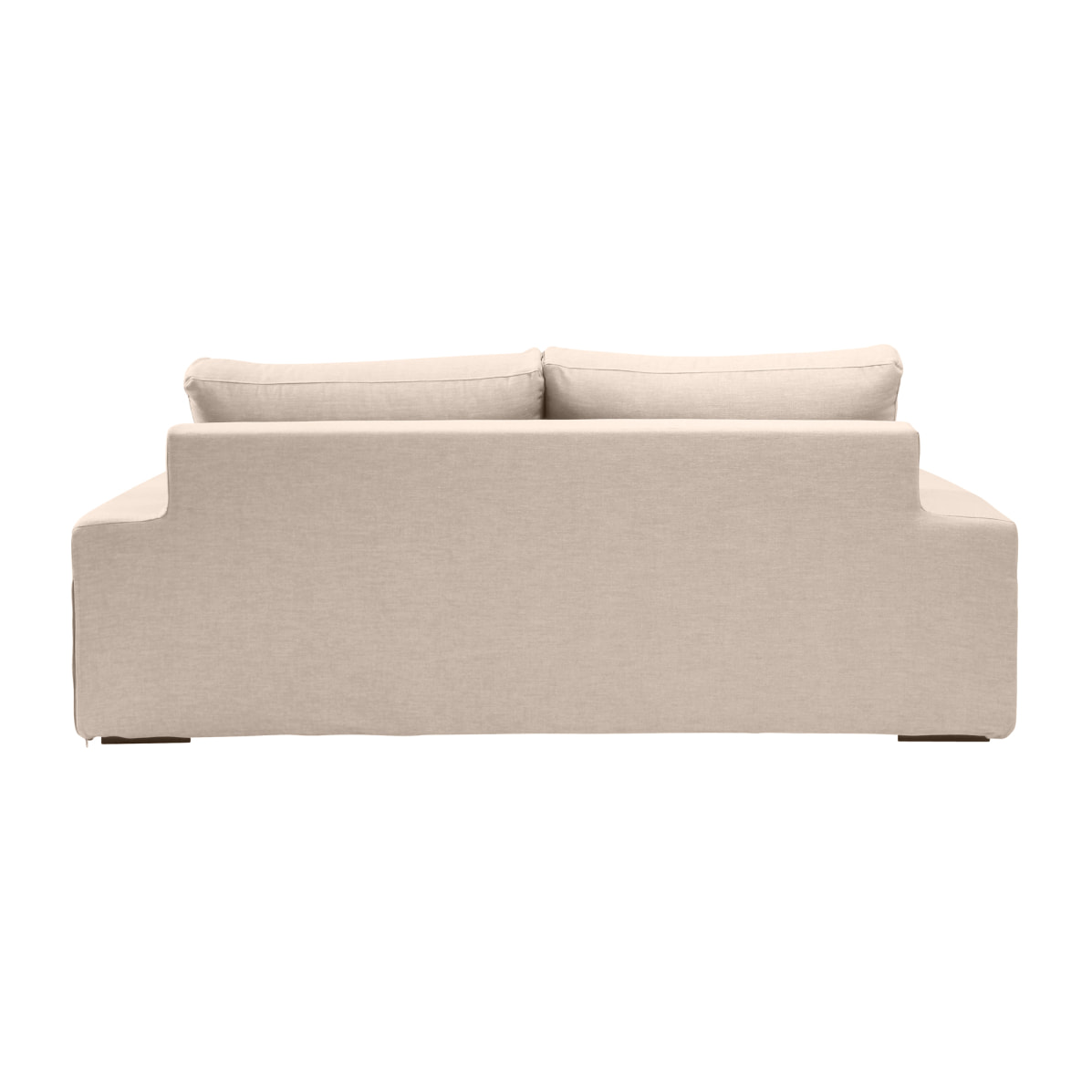 Canapé convertible 6 cm DEULE 3 pl 193 cm tissu Tradition Beige - Fabriqué en France