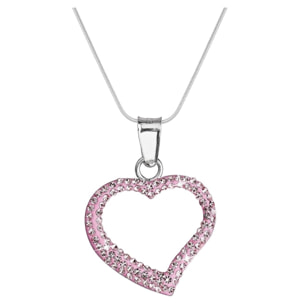 Collar Heart adornado con cristales de Swarovski