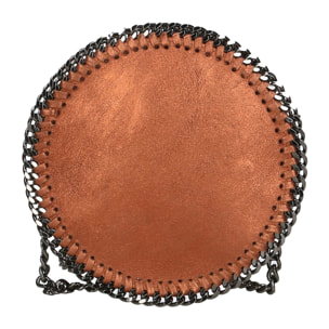 Borsa a spalla da donna - Modello Nora - Vera pelle - 22.0 x 22.0 x 5.0 cm