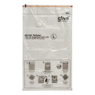 Sacs compresseurs Airless transparents avec pompe