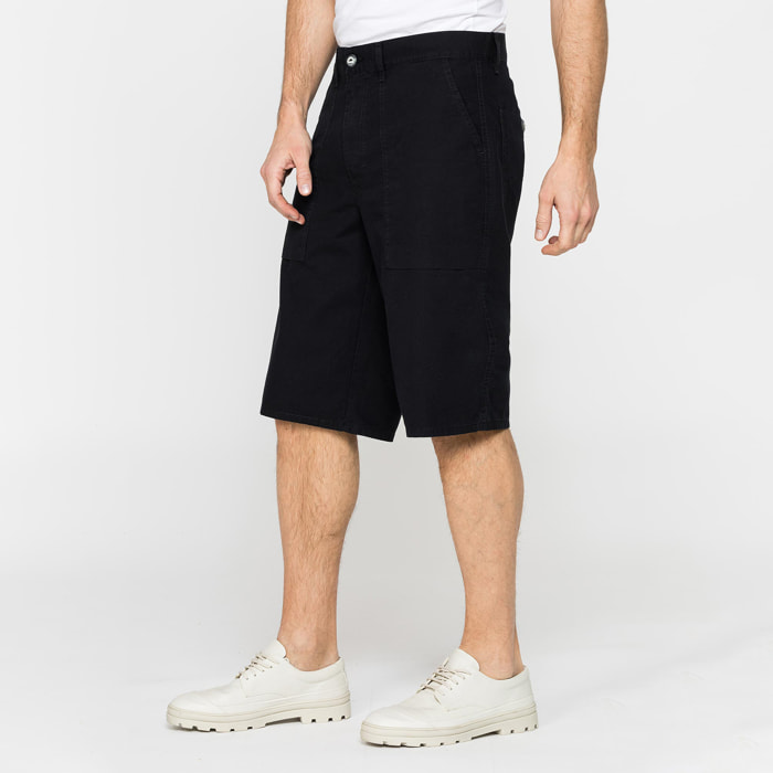 BERMUDA TINTA UNITA IN TELA DI COTONE