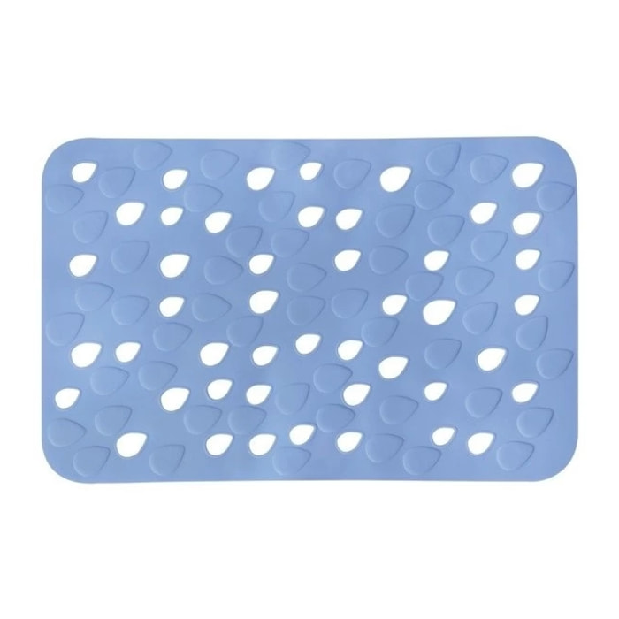 Tapis Fond de baignoire PVC DROPS 35x53cm Bleu Spirella