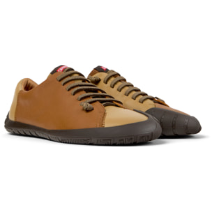 Zapatillas - CAMPER Peu Path+ Twins - Marron - Cuero liso