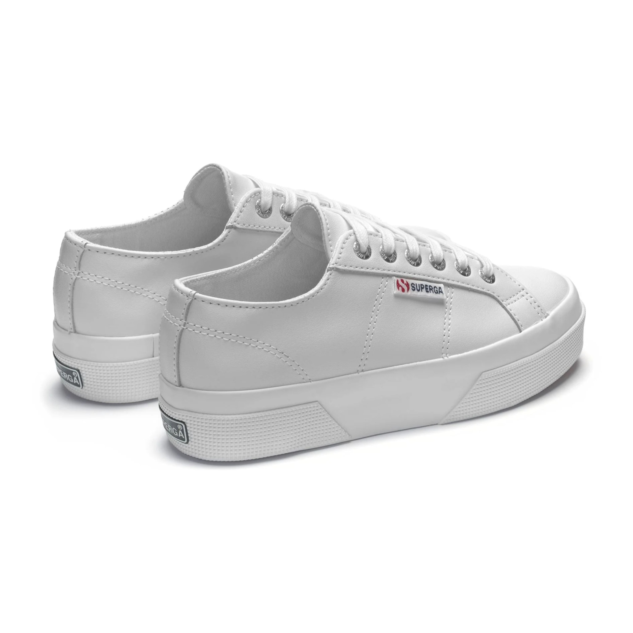 Superga - Zapatos de mujer Mujer Blanco - 2740 PLATFORM NAPPA