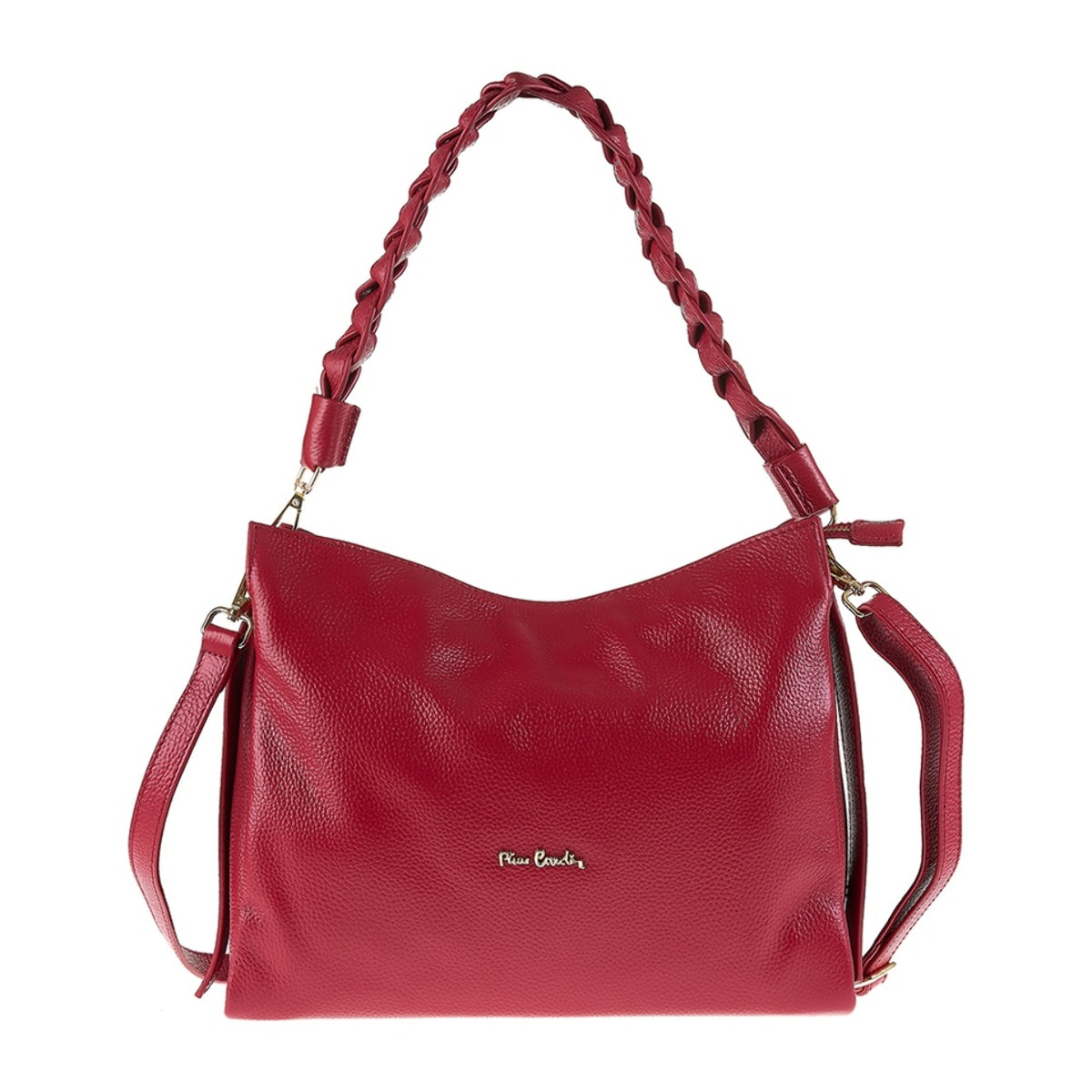 Borsa a spalla da donna Made in Italy - Modello Aurelia Elite - 100% pelle - 30.0 x 25.0 x 12.0 cm