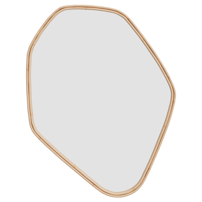 Miroir organique en rotin 80x60 cm - Tseri