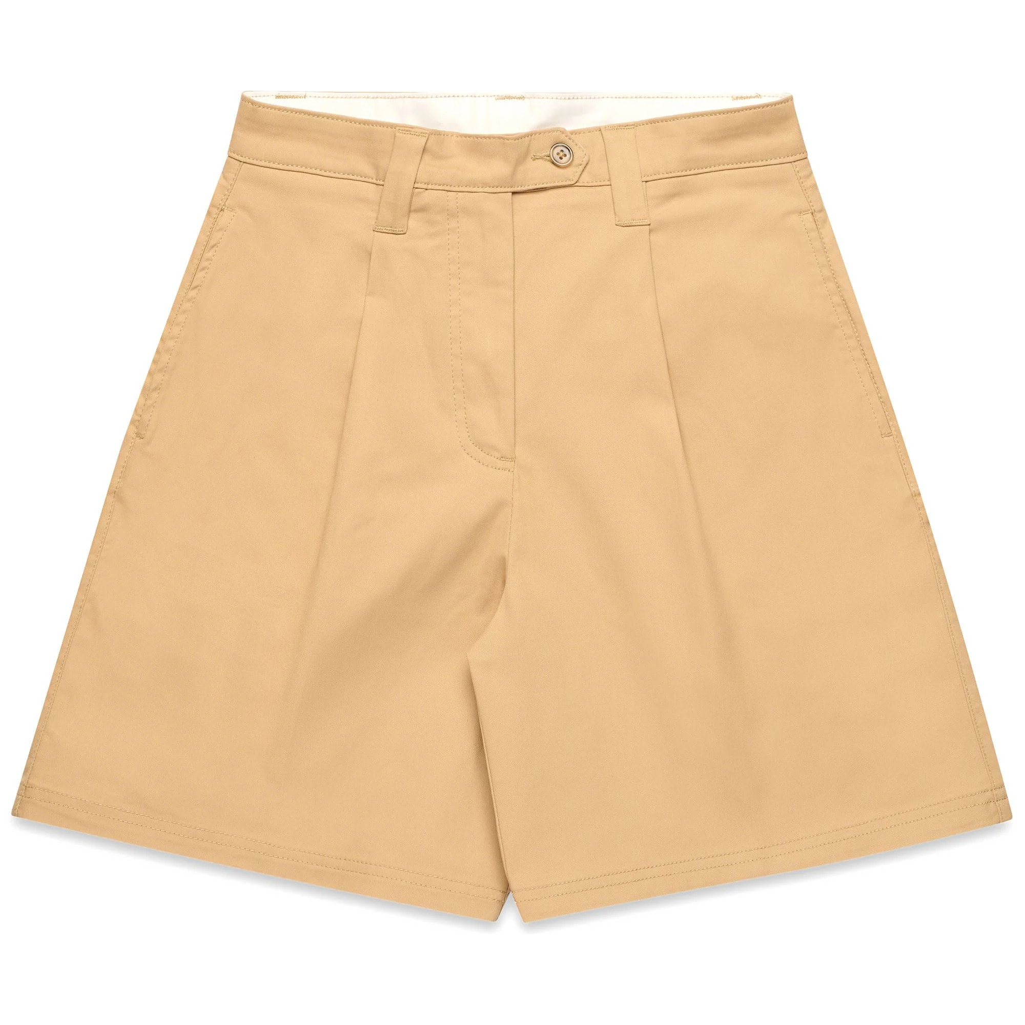 Kappa - Pantaloni Corti Donna Beige - Ercilia