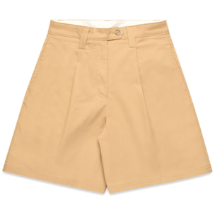 Kappa - Pantaloni Corti Donna Beige - Ercilia