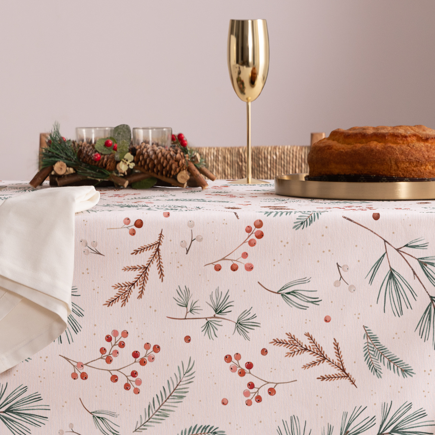 Mantel antimanchas BONTE WHITE