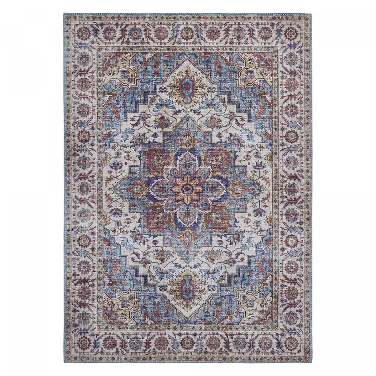 Tapis VOZE motif médaillon traditionnel oriental