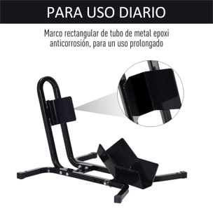 Aparcamiento de Moto Ajustable Soporte de Rueda de Moto Metal para ∅43,48,53cm