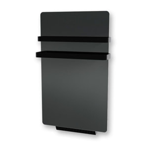 Radiateur sèche-serviette Verre Miroir 500w soufflerie 900w