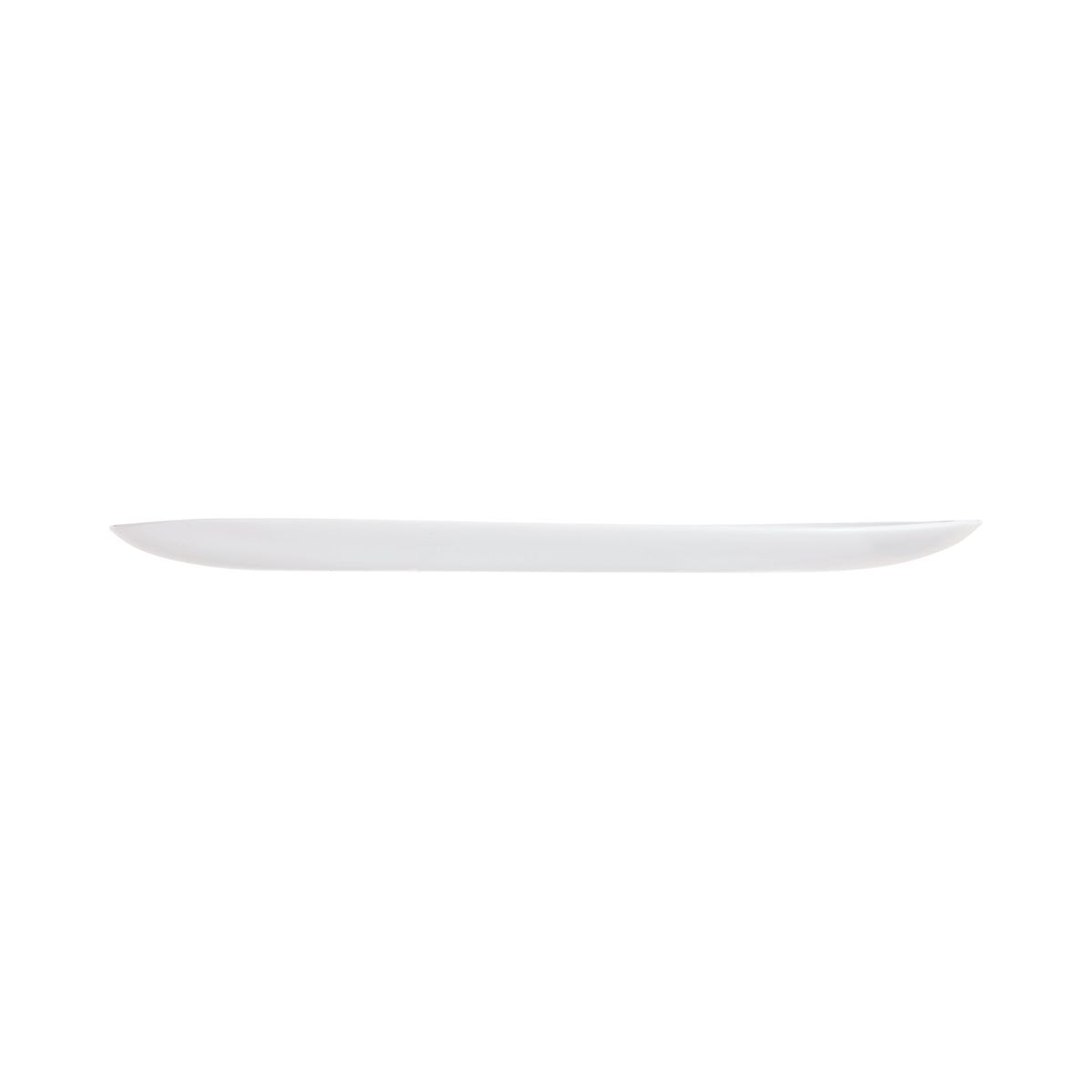 Assiette blanche 34 x 24 cm Sweet Line - Luminarc