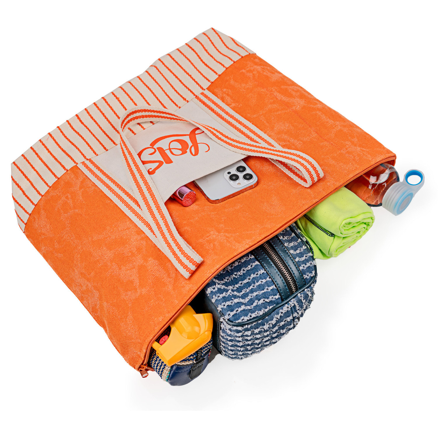 Bolso De Playa Lois Galwey Naranja