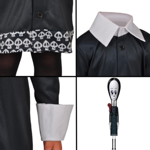 Mercoledã¬ Famiglia Addams Costume Nero Bambina