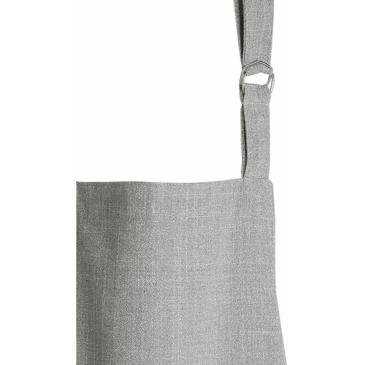 Tablier classique 70x85 100% Polyester recyclé Fil Flamme Gris