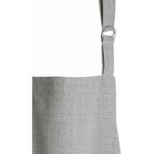 Tablier classique 70x85 100% Polyester recyclé Fil Flamme Gris