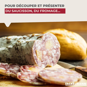 Ensemble de 4 Planches à découper en bois 38 x 18 cm Fackelmann Wood Edition