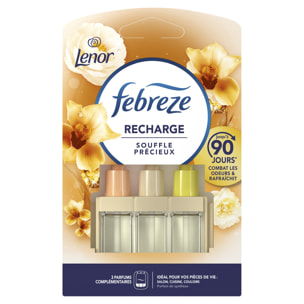 7 Recharges Souffle Precieux Pour Desodorisant Electrique, 20ml, Febreze Smart