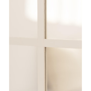 Miroir en bois blanc 90x60cm Hauteur: 90 Longueur: 60 Largeur: 2