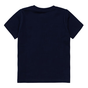 T-shirt maniche corte con stampa logo e bandierine