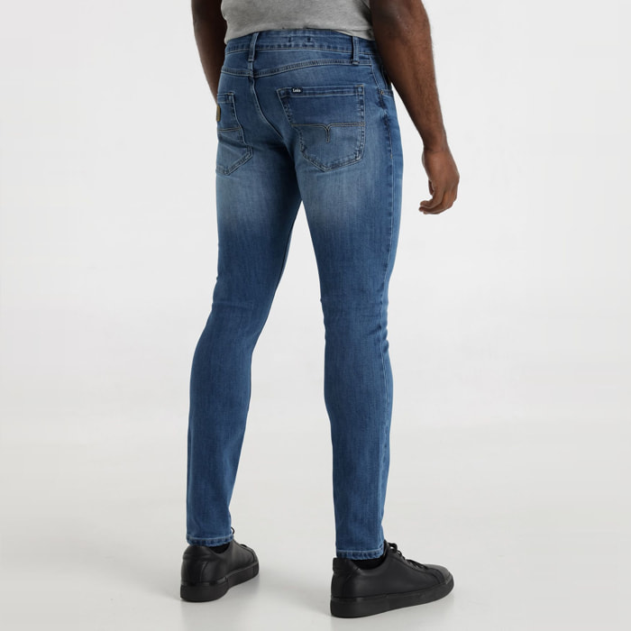 Jeans - skinny fit - algodón - azul