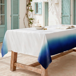 Mantel antimanchas POSITANO MARINO - 100% algodón