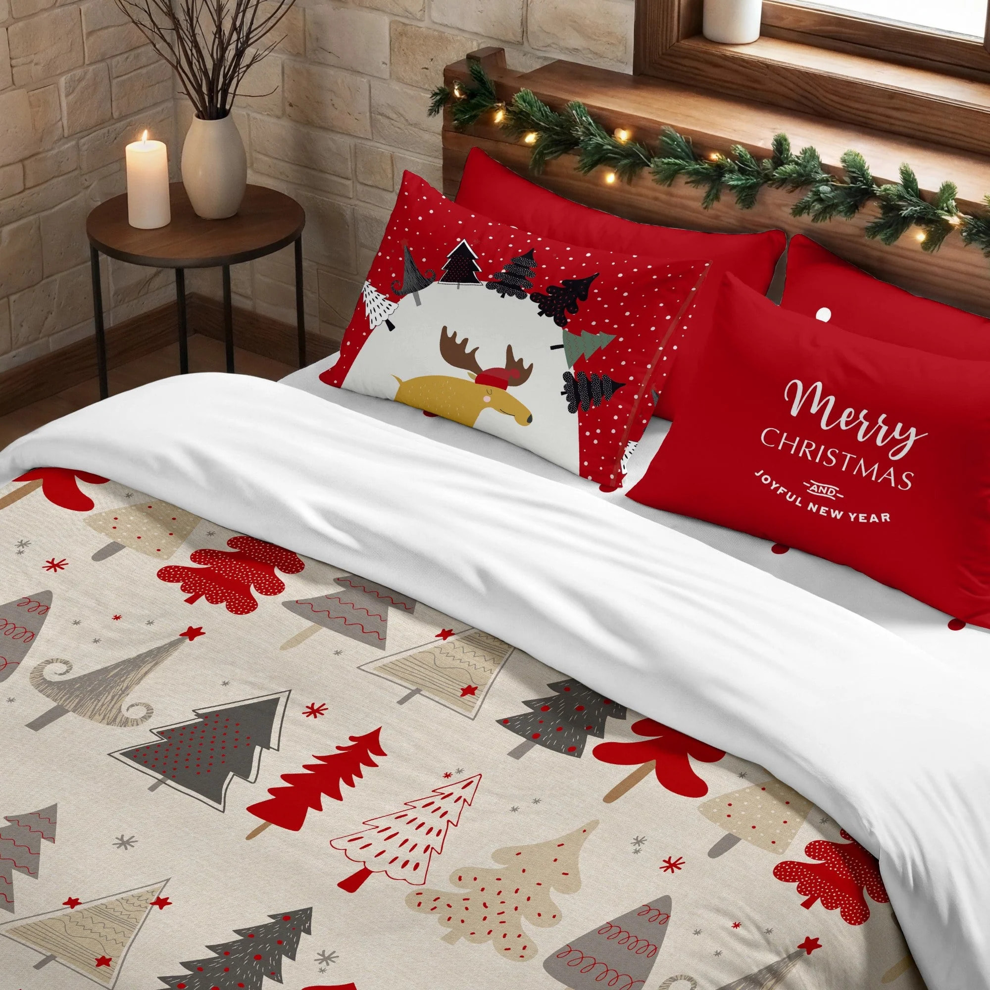 Housse de couette avec clics 100% coton Laponia 52