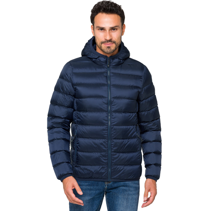 Piumino Hot Buttered Glacier 100% piuma d'oca Blu Navy