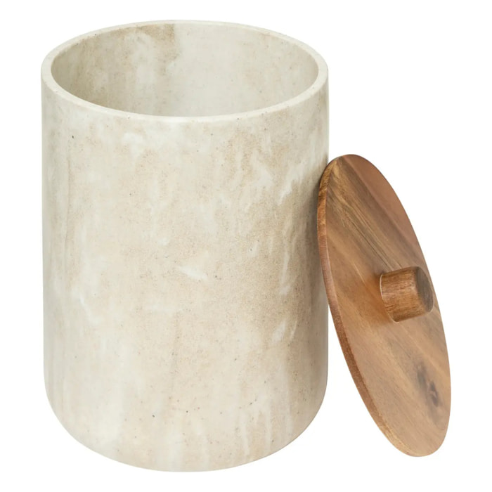 Poubelle "Côme" 5L effet marbre