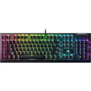 Clavier gamer RAZER BLACKWIDOW V4 X SWITCH JAUNE