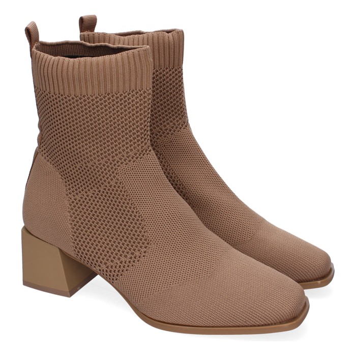 Botin de Tacon para Mujer, Comodos, con Material Elastico