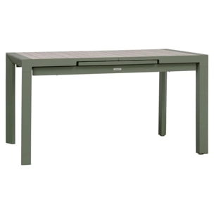 Table de jardin 8 places extensible Evasion beige lin/laurier