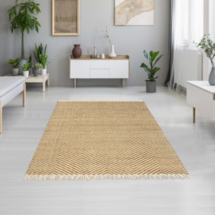 Tapis kilim tissé en laine motif simple DEGU