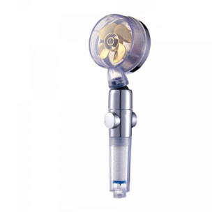 Douchette à haute pression et turbocompresseur filtrant gold Herzberg HG8086-GLD