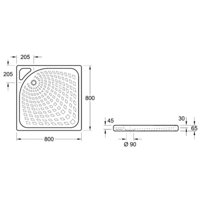 Receveur O Novo ceramique