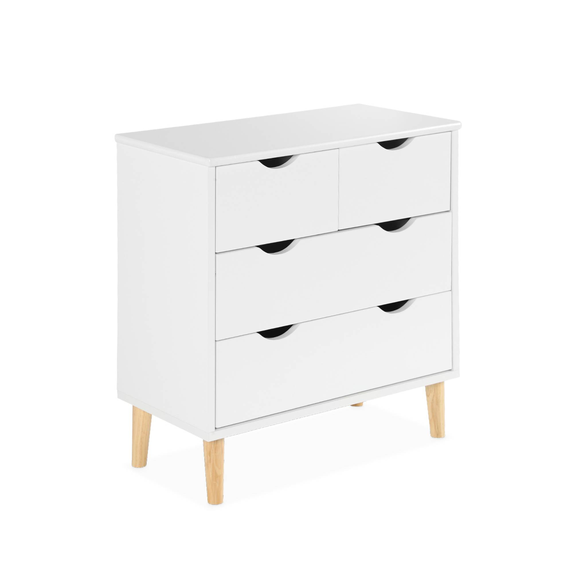 Commode pour enfant. 4 tiroirs. pieds en pin