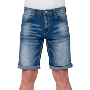 Bermuda denim Hot Buttered Wairoa blu chiaro