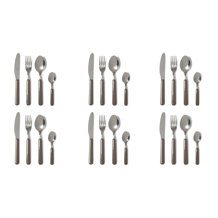 Servizio 24 posate Excelsa – Fashion, Acciaio Grigio