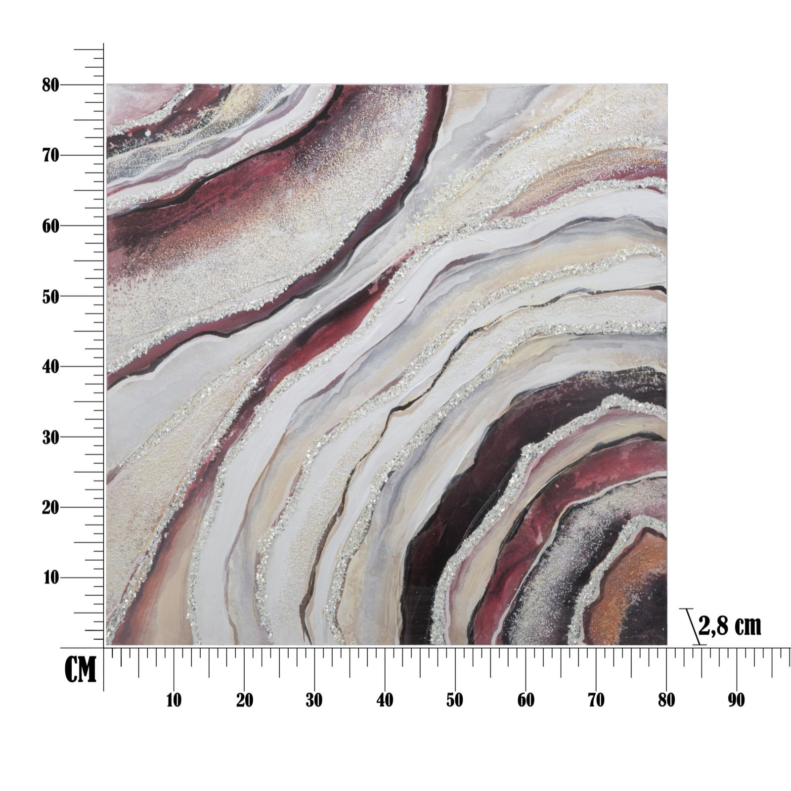 DIPINTO SU TELA REDY CM 80X2,8X80