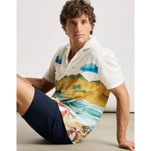 Camisa Manga Corta Blanco - Landscape