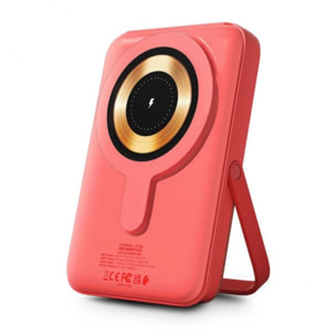 Batterie externe URBAN FACTORY 10000 mAh MagSafe Coral