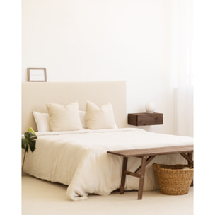 Tabouret en bois massif couleur noyer de 120x45cm Hauteur: 45 Longueur: 120 Largeur: 35