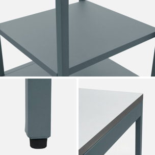 Cuisine extérieure acier 2 étagères L49cm NAXOS