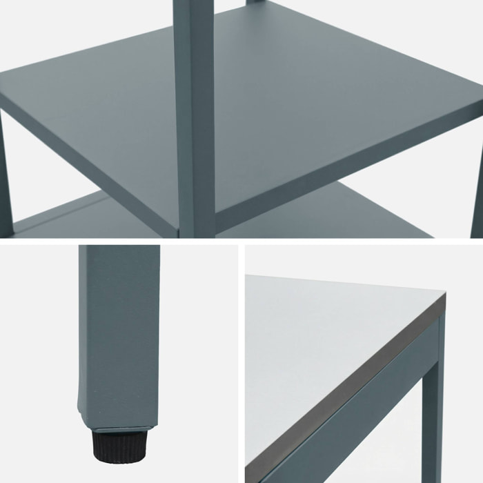 Cuisine extérieure acier 2 étagères L49cm NAXOS