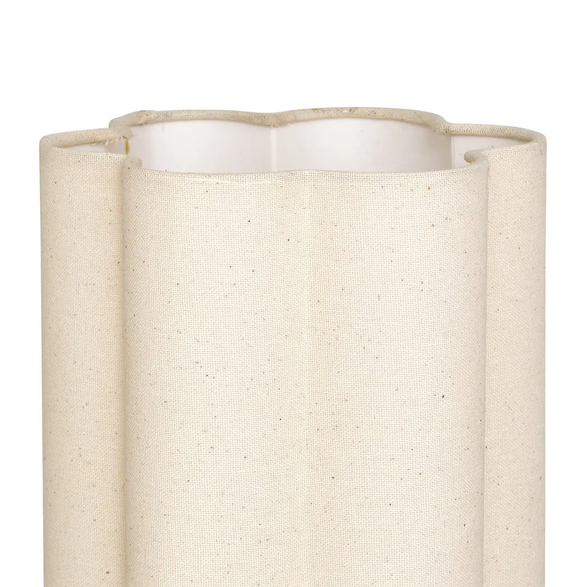 Lampe à poser Blanca beige lin