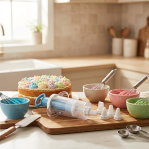 Seringue de pâtisserie et 6 embouts Zenker Sweet Sensation